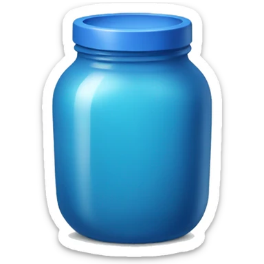 Blue jar  sticker