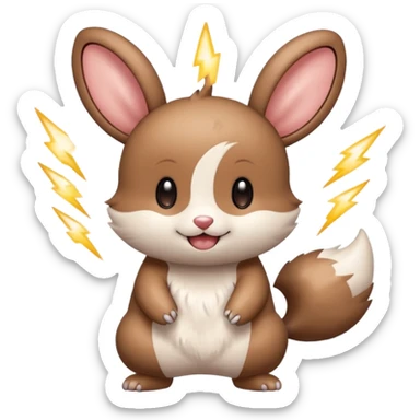 Teddiursa-Minccino-Minun-fusion  sticker