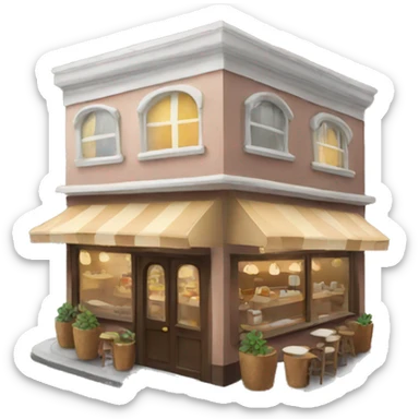 cafe sticker