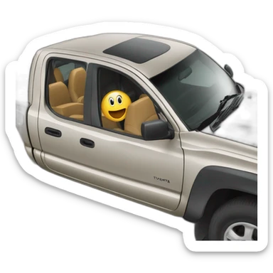 Inside of a 2003 Toyota Tacoma SR5 sticker