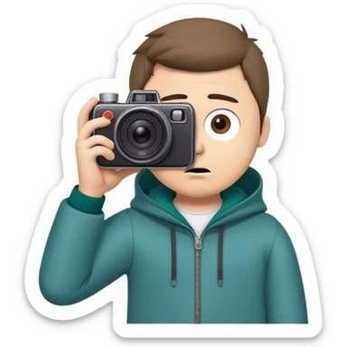 Timmy from South Park delivering a camera sticker