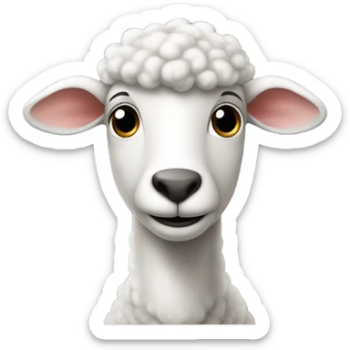 Unschuldiges Schaf sticker