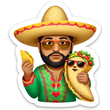 Taco Aficionado sticker