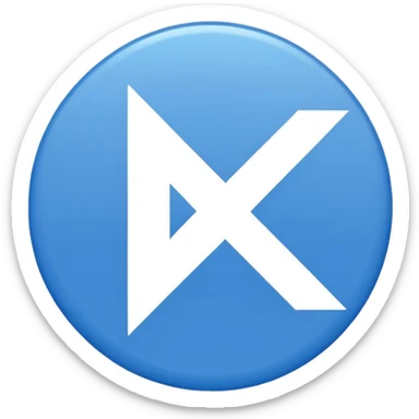 A blue check and border in a circle with a diagonal line through it sticker