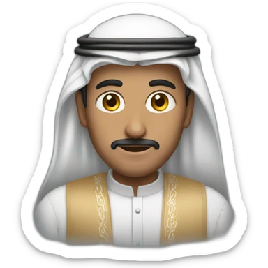 a man from saudi arabia sticker