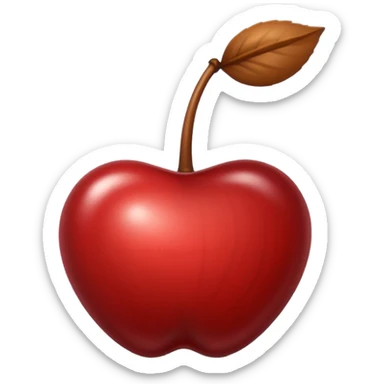 a cherry seed sticker