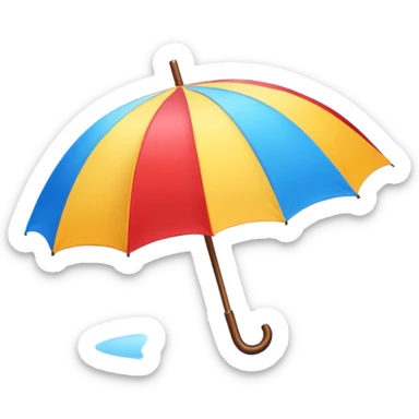 umbrella summer  sticker