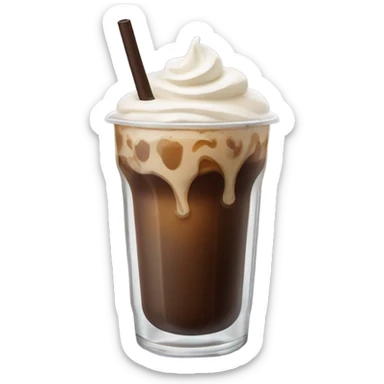 Iced coffee sticker