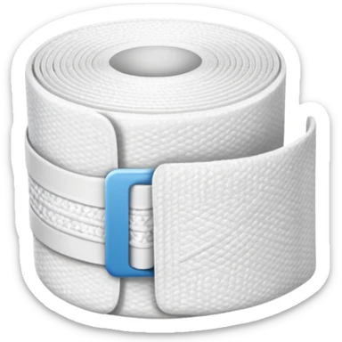 bandage roll, no blue  sticker