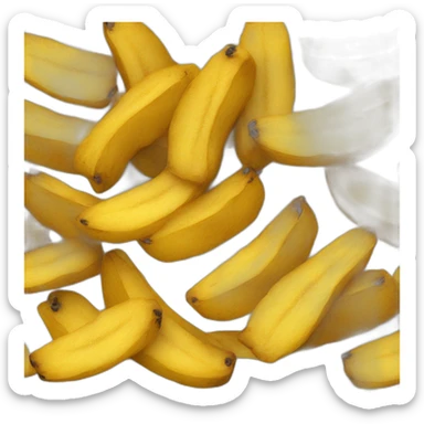 Plate of peele Fried brackets of plantain sticker