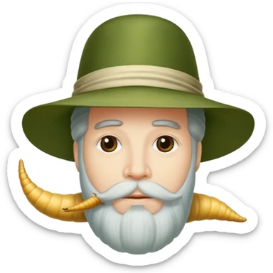 Herman .melville as a silk worm. sticker