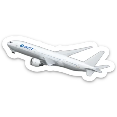Boeing 777 sticker