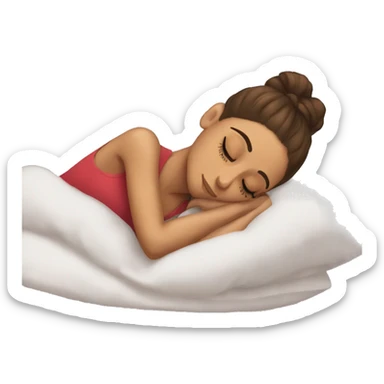 Ariana Grande sleeping sticker