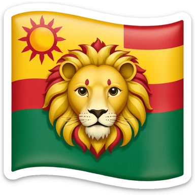 پرچم شیر و خورشید ایران sticker