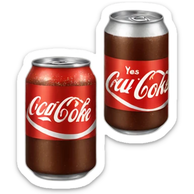 Say yes to coke sticker