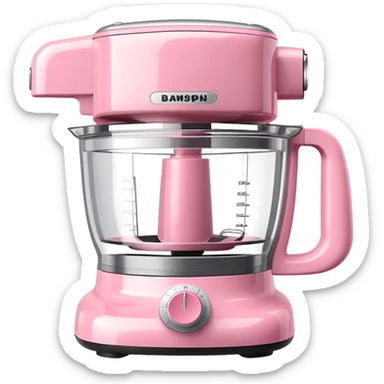 babypink food processor  sticker