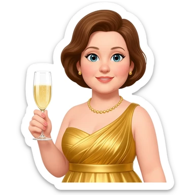 White sugar momy rich sticker