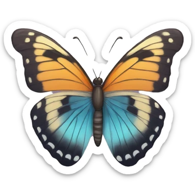 Butterfly sticker
