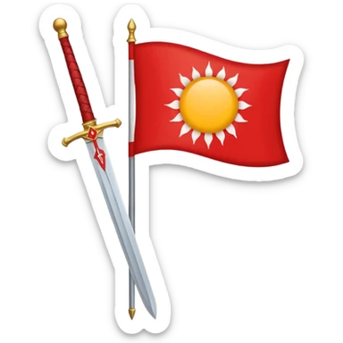Flag of agha Mohammad khan  sticker