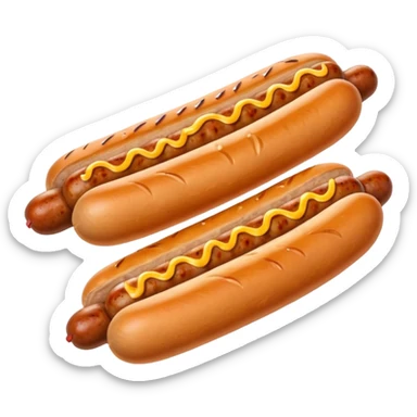 shorter romanian sausages with mustard sticker