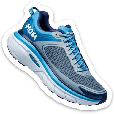 running shoe hoka bondi 9 sticker