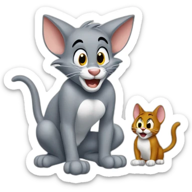 tom and jerry sticker