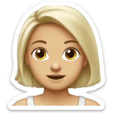 Ragazza delusa sticker