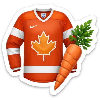 Add a team Canada jersey to the carrot in the top left.  sticker