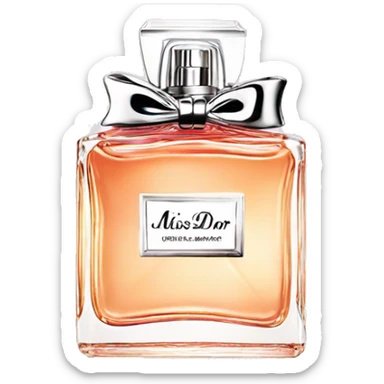 Miss dior perfume sticker