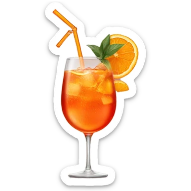 Aperol Spritz cocktail  sticker