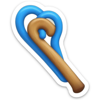 Blu cane whit the name Gönergy on it sticker