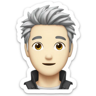 Anime character gojo sticker