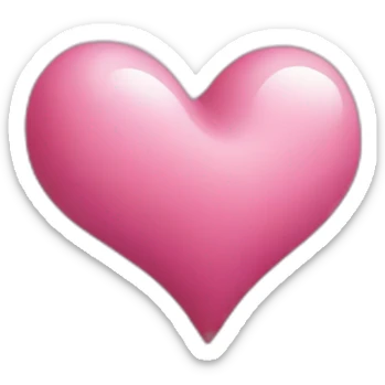 heart oblique sticker