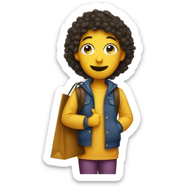 Shopping(lots of bags) sticker