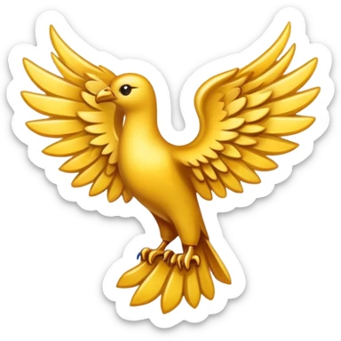 Make this emoji's right side wing 🪽 sticker