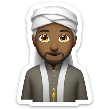 Muslim in masjid sticker