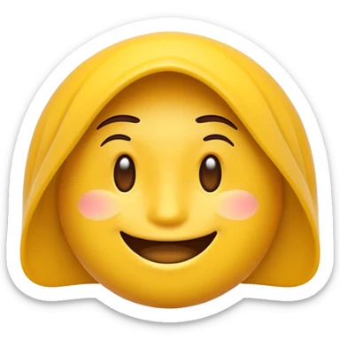 Maracujá estilizado, amarelo vibrante, traços simples em estilo emoji, fundo transparente. sticker