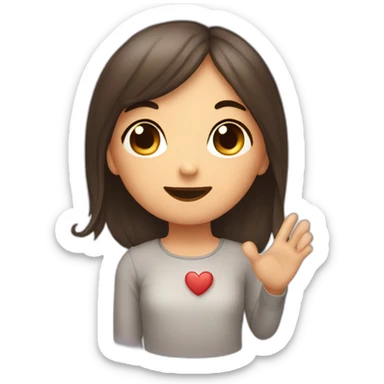 girl wants hug from her boyfriend or else she will eat a house sticker