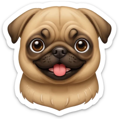 puggy feliz sticker