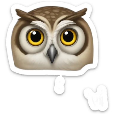 an Israeli owl sticker