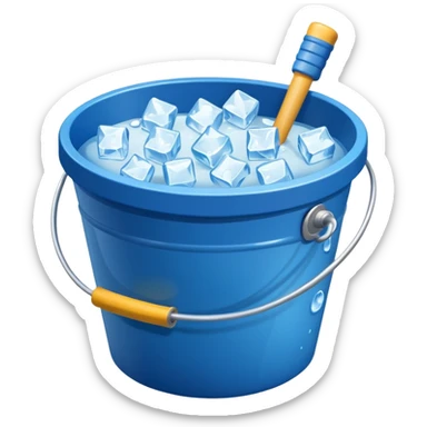 bucket para ice hockey sticker