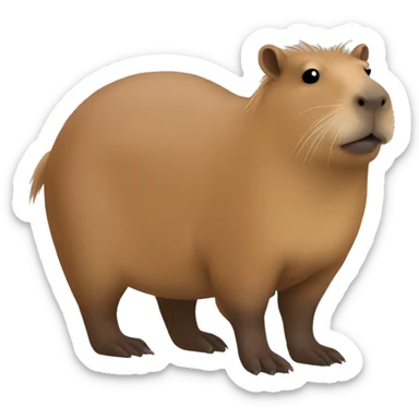 Capybara sticker