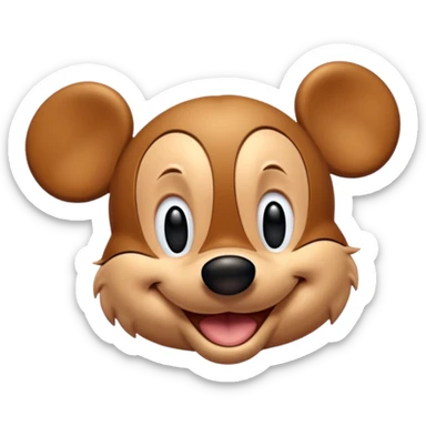Pluto Mikey mouse Disneyland  sticker