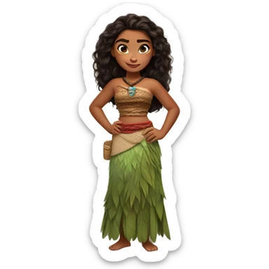princess moana sticker