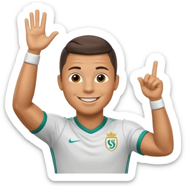 Ronaldo doing sui sticker