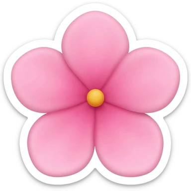 Flower petals sticker