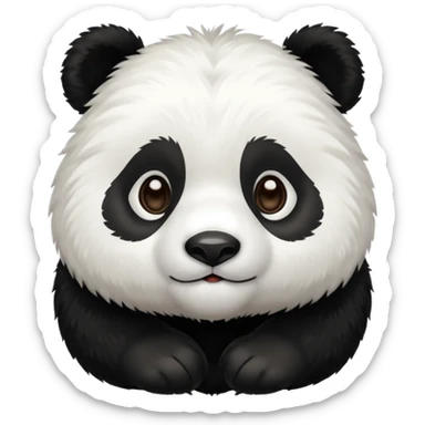 Panda roux sticker