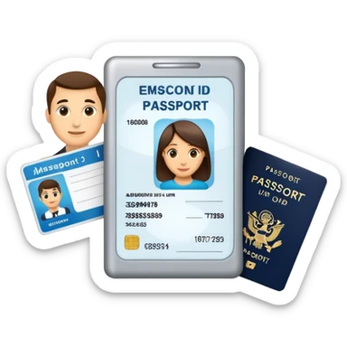 Personal ID Card and passport sticker
