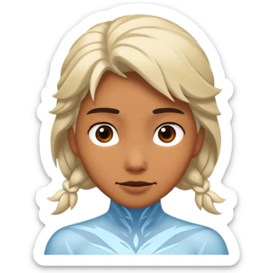 Shadow looming behind, character frozen mid-turn sticker