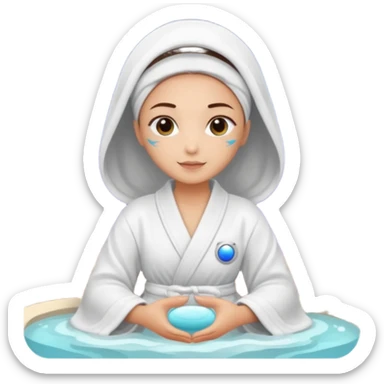 Galaxy theme - spa massage day sticker